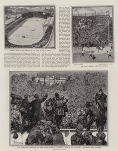 The Terrible Disaster at the International Football Match at Glasgow, rescuing the Injured by Walter Duncan